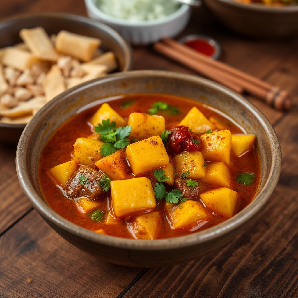 Curry de vegetales