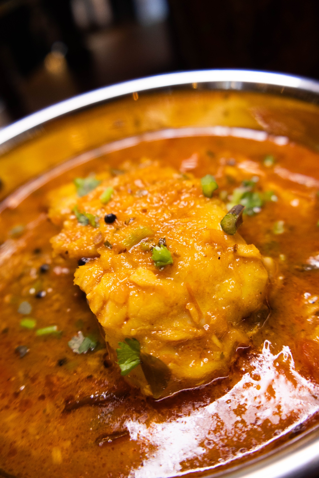 Curry indio casero con especias