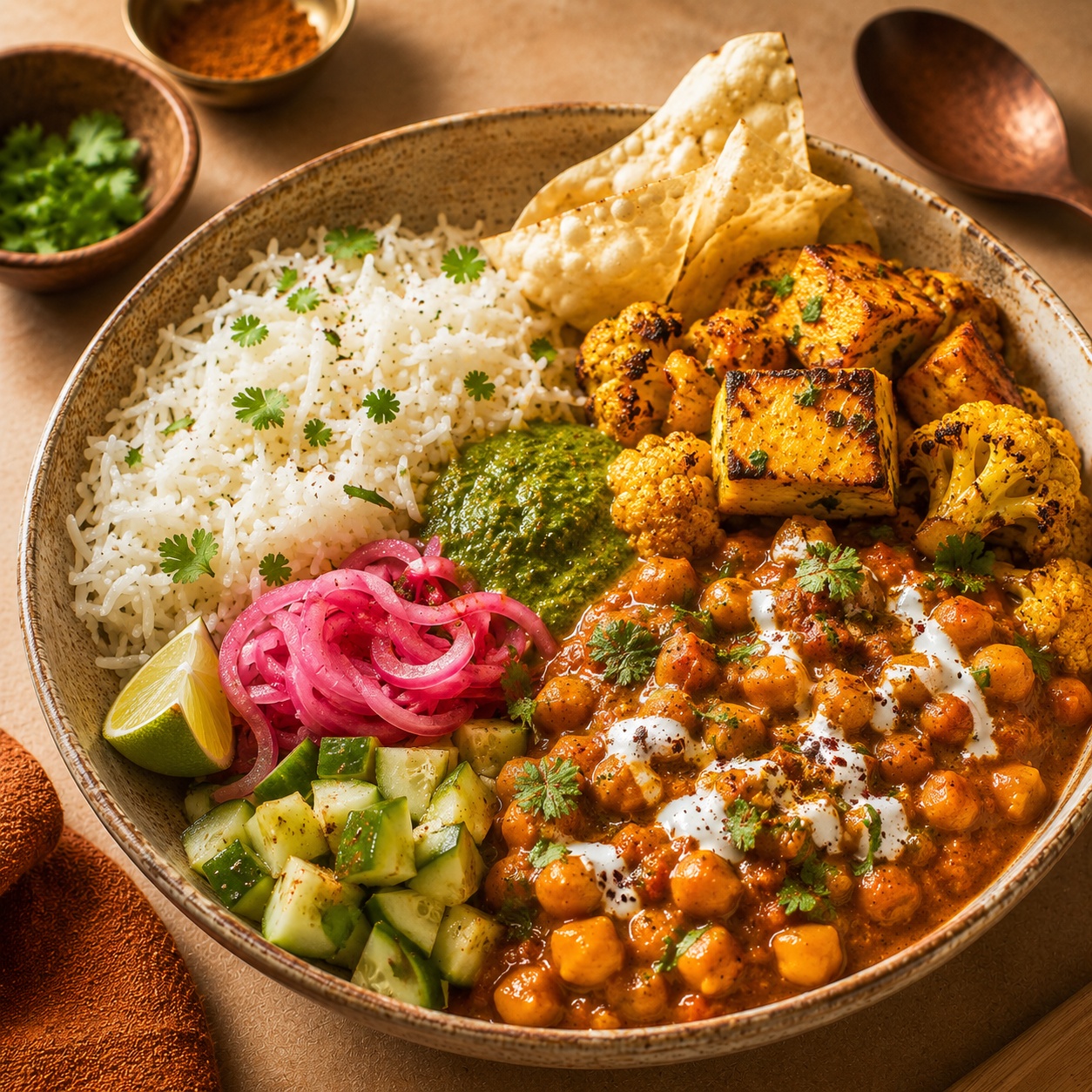Curry de vegetales